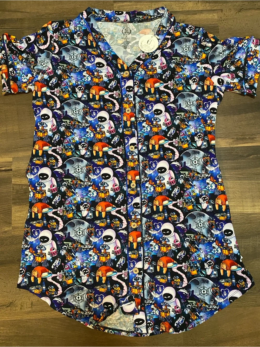 Wall-E bamboo moo moo 2xl NWT